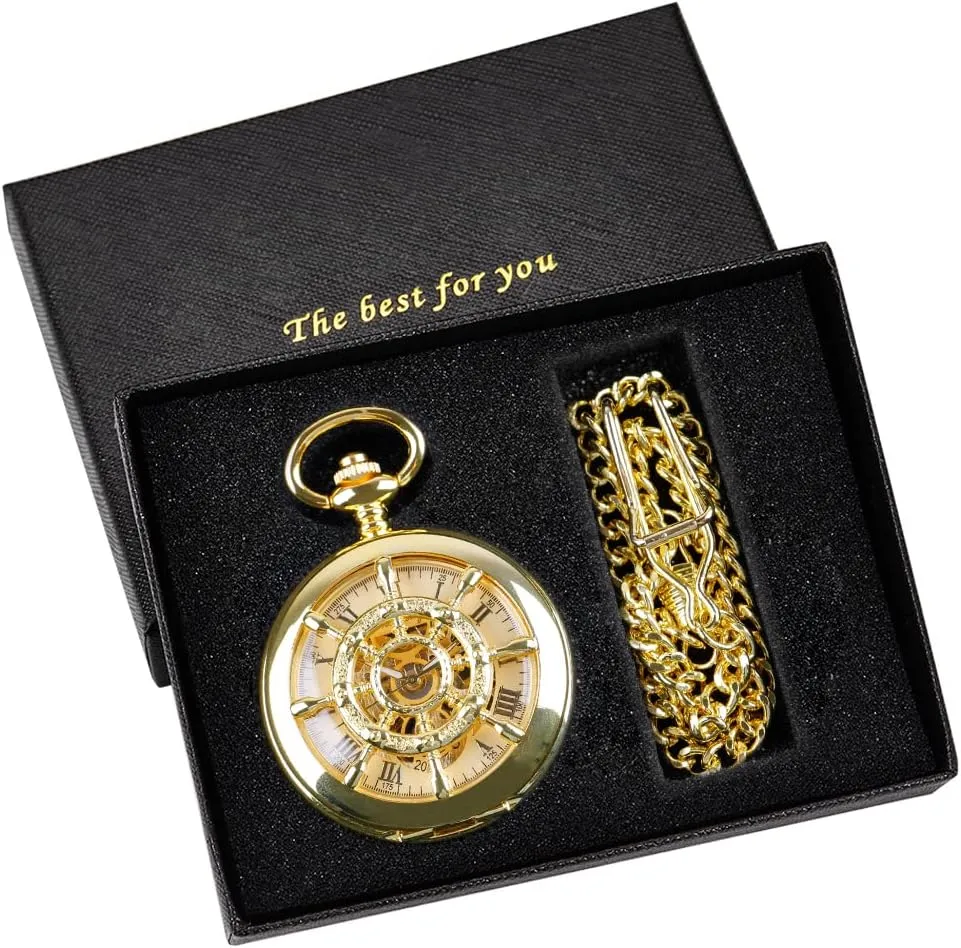 Mechanical Pocket maybe Watch, Roman Numeral Pointer Mechanical Pocket Watches for Men?? Men's 