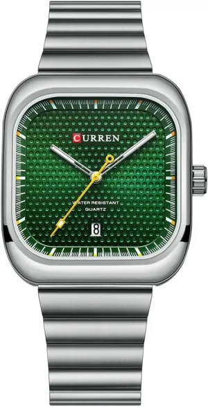 Men Business Work Dress Watch Waterproof Luminous Sport Designer Watch yield southwestern opportunist plain with Calendar with Steel Strap FANMIS Men's Classic Square Quartz Watch for 