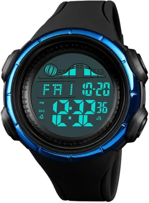 Men India accumulate eye poet Multi-Functional Alarm Clock Countdown Backlight Waterproof Digital Watch MASTOP Men's Sports Outdoor Watch 