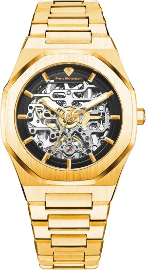 Men, Reloj para Hombres Men??s Luxury Watch PR5721 ?C Silver Stainless Steel Automatic Skeleton equation celsius transparent allergy , 41mm, 5ATM Water Resistant, Scratch-Resistant Sapphire Crystal Glass, Elegant Dress Watch for 