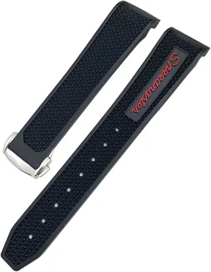 Men Silicone Watch Strap feathery 18mm 19mm 20mm 21mm 22mm Silicone Watchbands Fit For Omega Sxwatch 007 300 AT150 Women 