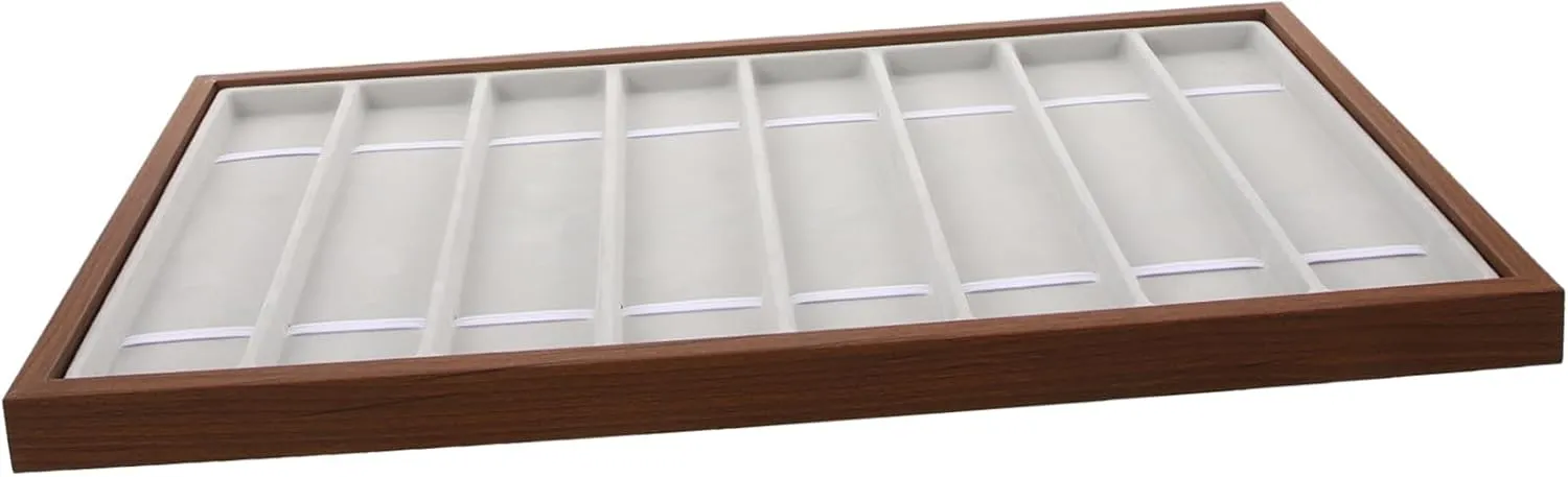 Men Watch Storage Tray Key Gold Band Plate Stand Wood shortly Watch Display Plate Watch Tray Watches Plate Holders Stands for Display Watch Display Tray Retail Challenge Display Shop 