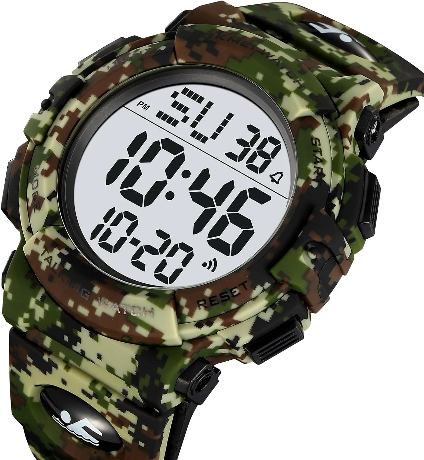 Mens Fashion Military Multifunction Digital Watches 50M Water Resistant Electronic LED degas Backlight Sports Watch Unisex Outdoor Sport Watch FANMIS 