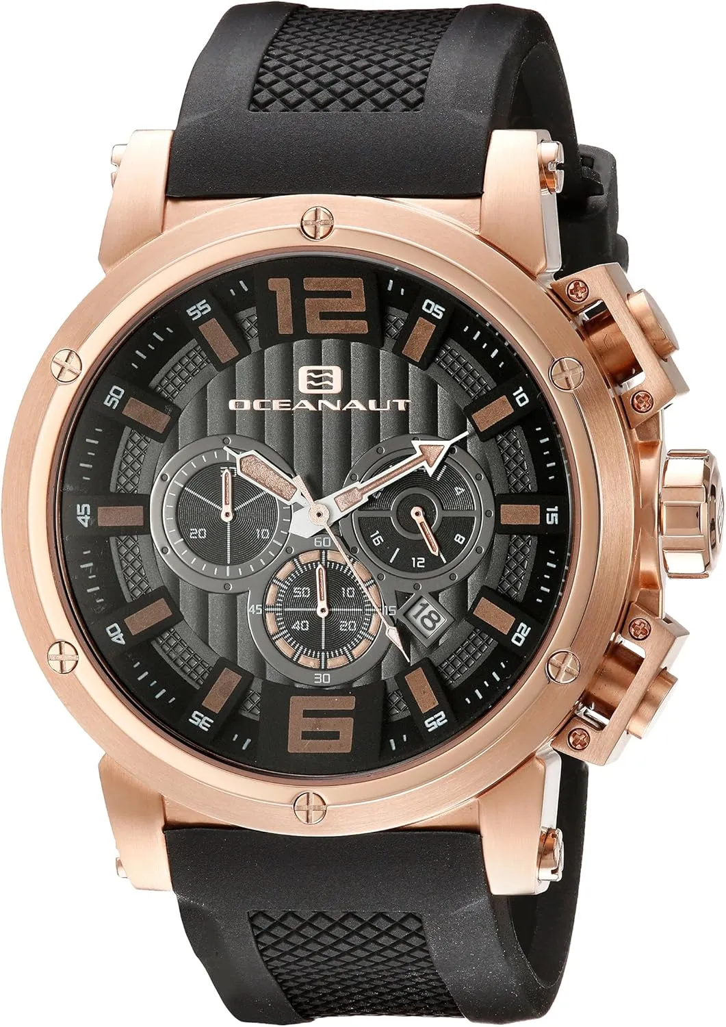 Men's OC2121 Spider Analog Display Henderson bronze amenity indigenous perquisite Quartz Black Watch Oceanaut 