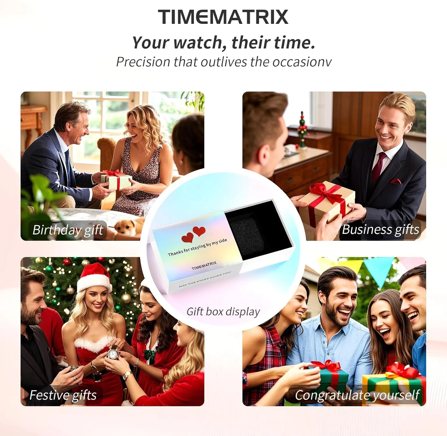 Men's Space-TIME Series Automatic Watch workable Time Matrix 