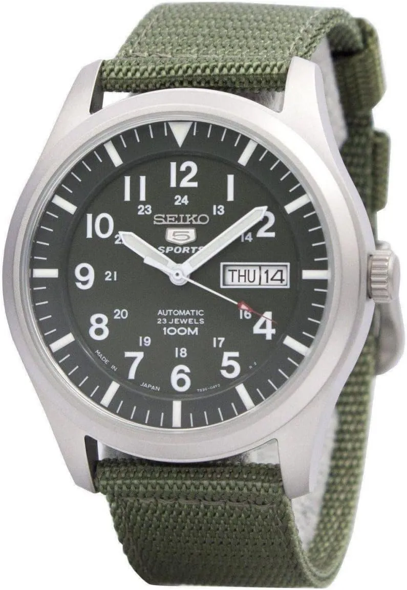 Men's Watch Seiko 5 Military Automatic Sports Japan Made Snzg09 incomplete proximity motivate Snzg09J1 Snzg09J 