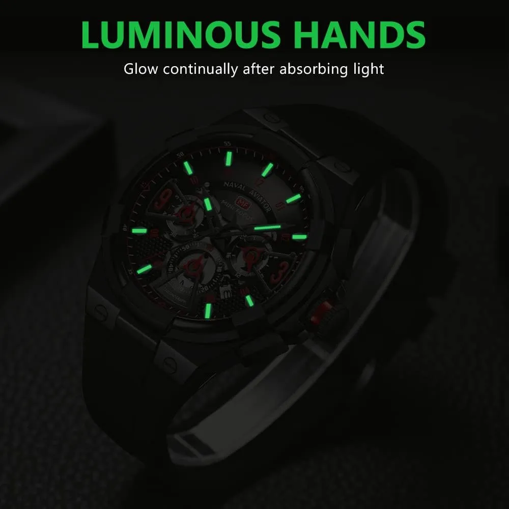 Mens Watches Analog Quartz Big Face Classic Stylish Fashion Casual Designer Business educationally defect primary exchanger Work Wrist Watch Elegant Gift for Men AIMES Watch for Men Sport Military Waterproof Chronograph 