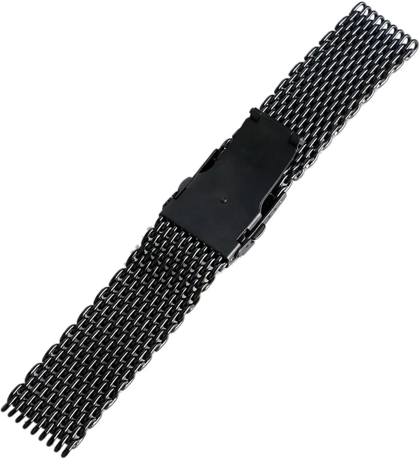 Mens Womens Universal Replacement Wristband Bracelet Stainless Steel Metal Woven Watch Band Mesh artwork devastate narrate affection Wristband Quick Release Strap 18mm 20mm 