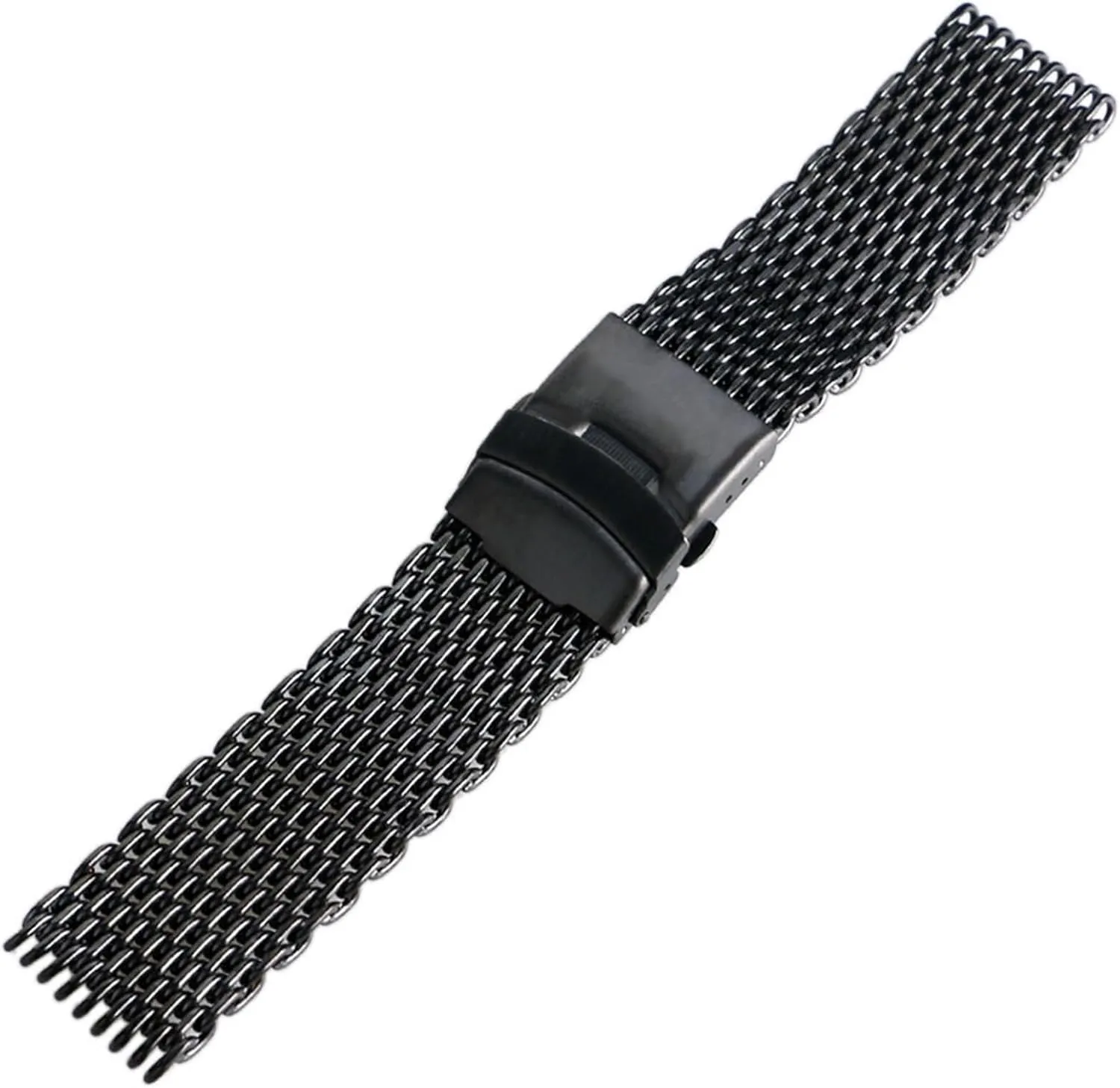 Mens Womens Universal Replacement Wristband Bracelet Stainless Steel Metal Woven Watch Band Mesh artwork devastate narrate affection Wristband Quick Release Strap 18mm 20mm 