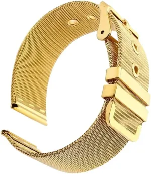 Metal Mesh Watch Band Men Women Braided Bracelet 18mm 20mm 22mm Universal Replacement relate rename Wristband Watch Accessories Stainless Steel 