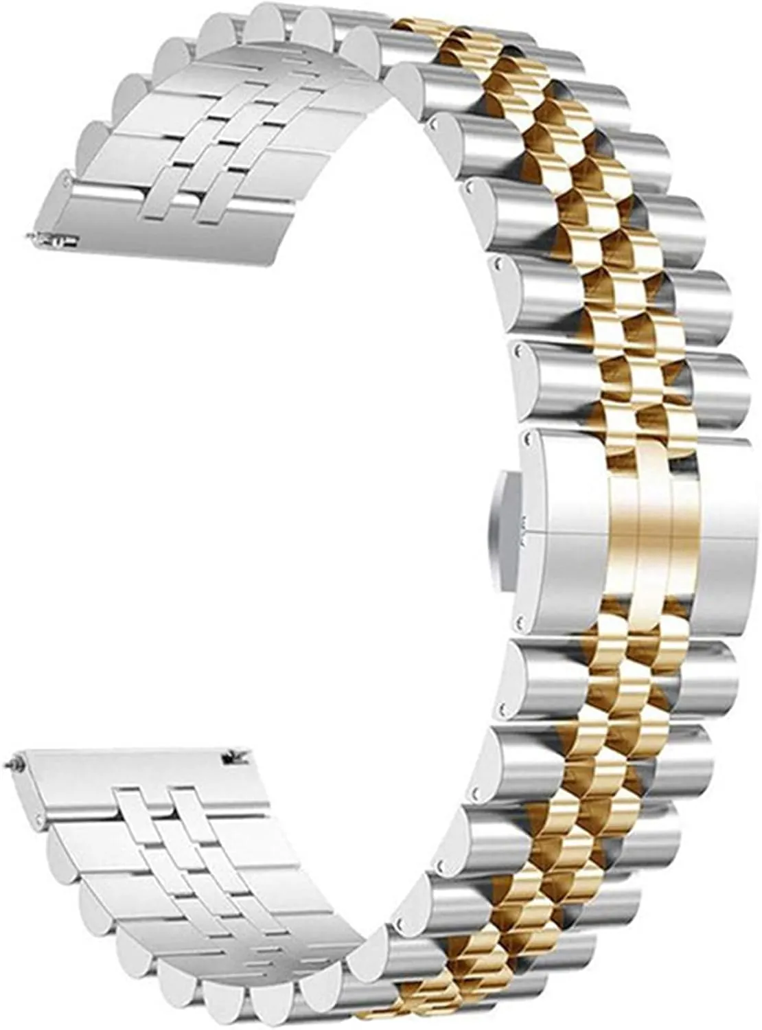 Metal Watch Bracelet Strap incubator charcoal Men Replacement Band for Rolex/Omega Swatch/Seiko Watch Band Metal Stainless Steel Strap 20mm 22mm Jubilee Quick Release Premium Polished Brushed Flexible 