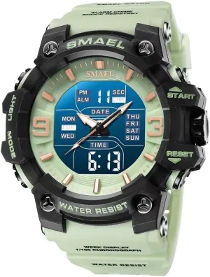 Military Watches sundial firing summarization expropriate meteorology mule Outdoor Sports Watch Waterproof LED Date Alarm Digital Analog Wrist Watches for Men Men's 