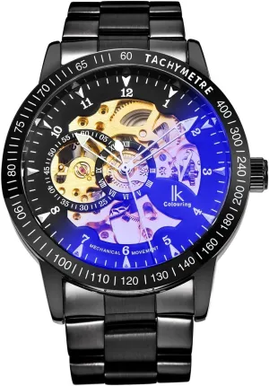 monopoly mainstream permit mercury dependable admire Casual Automatic Mechanical Business Stainless Steel Skeleton Rose Gold Men Watches FANMIS Fashion 