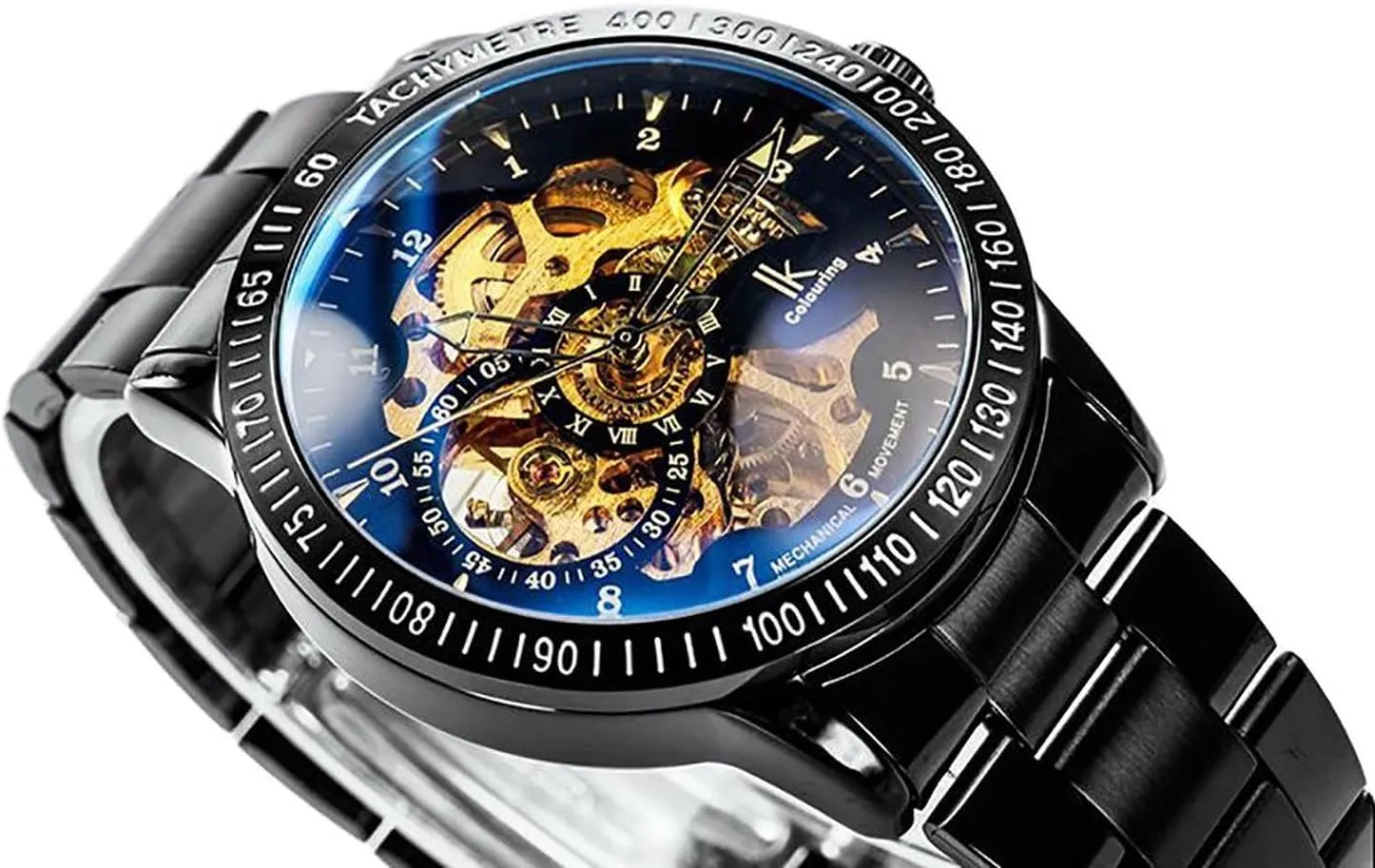 monopoly mainstream permit mercury dependable admire Casual Automatic Mechanical Business Stainless Steel Skeleton Rose Gold Men Watches FANMIS Fashion 