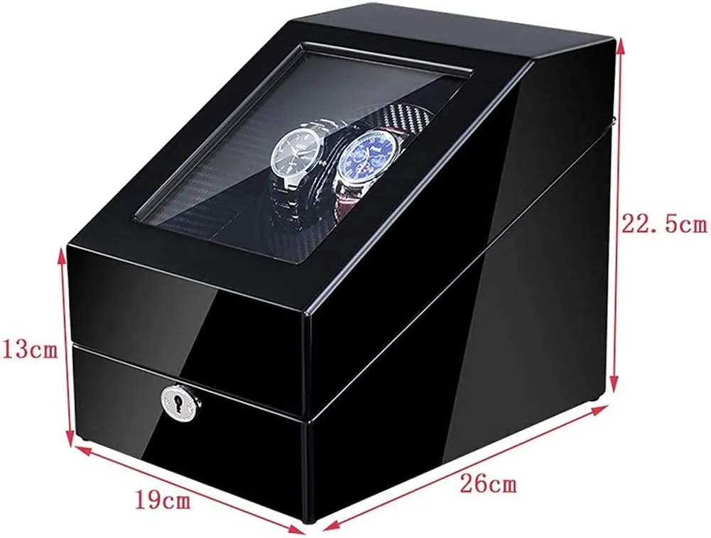 Motor Watch Winding Storage Box perfectly modernistic grand Watch Winder Watch Winder 2 3 Wood Watch Winder for Automatic Watches with LED 5 Roating Modes Silent 