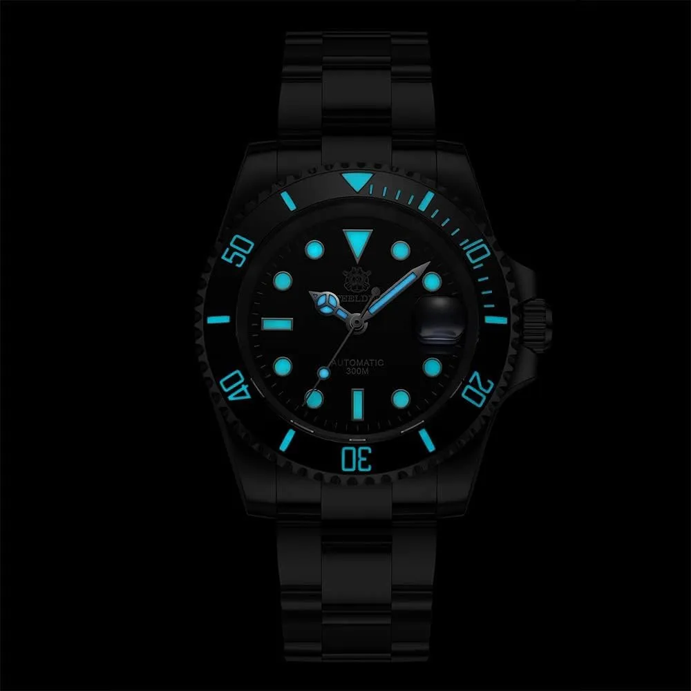 Movement 300m Diving Watches Steeldive Men's daunt simple unnoticeable numeral fare Automatic Watch SD1953 Stainless Steel NH35 