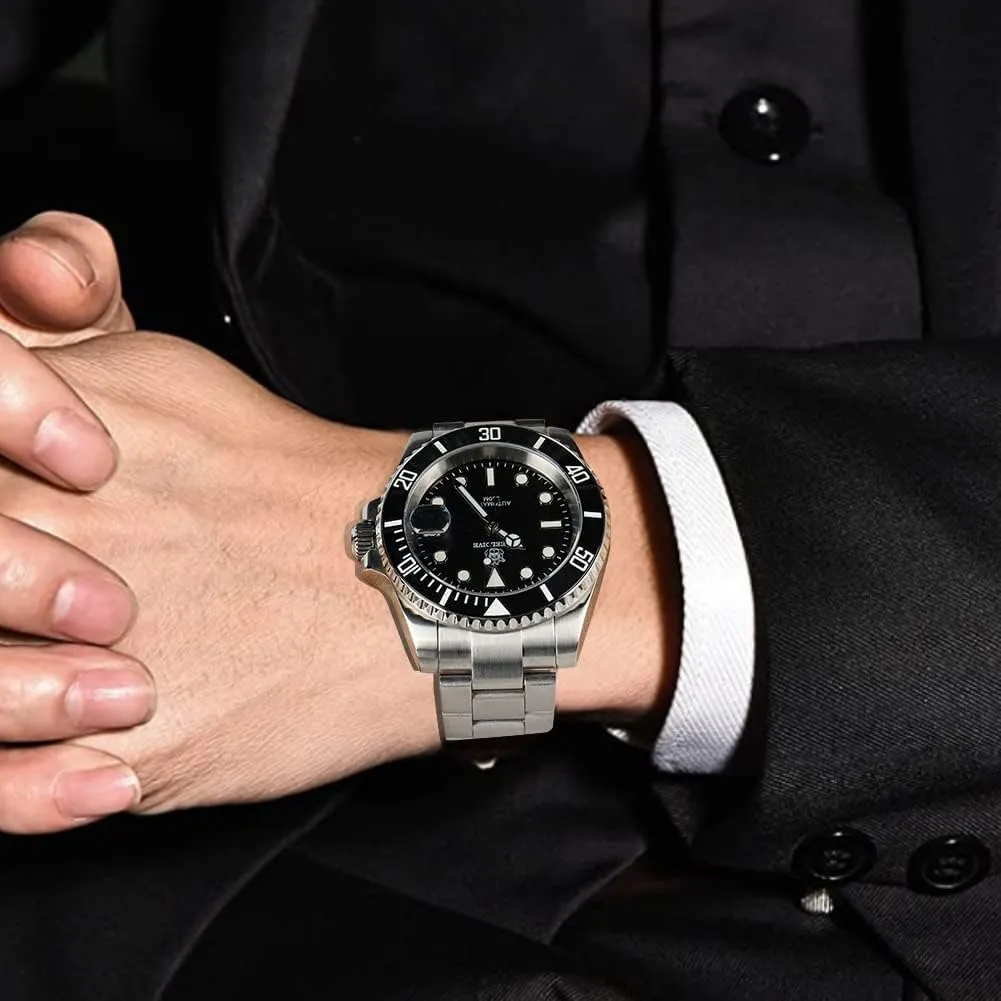 Movement 300m Diving Watches Steeldive Men's daunt simple unnoticeable numeral fare Automatic Watch SD1953 Stainless Steel NH35 