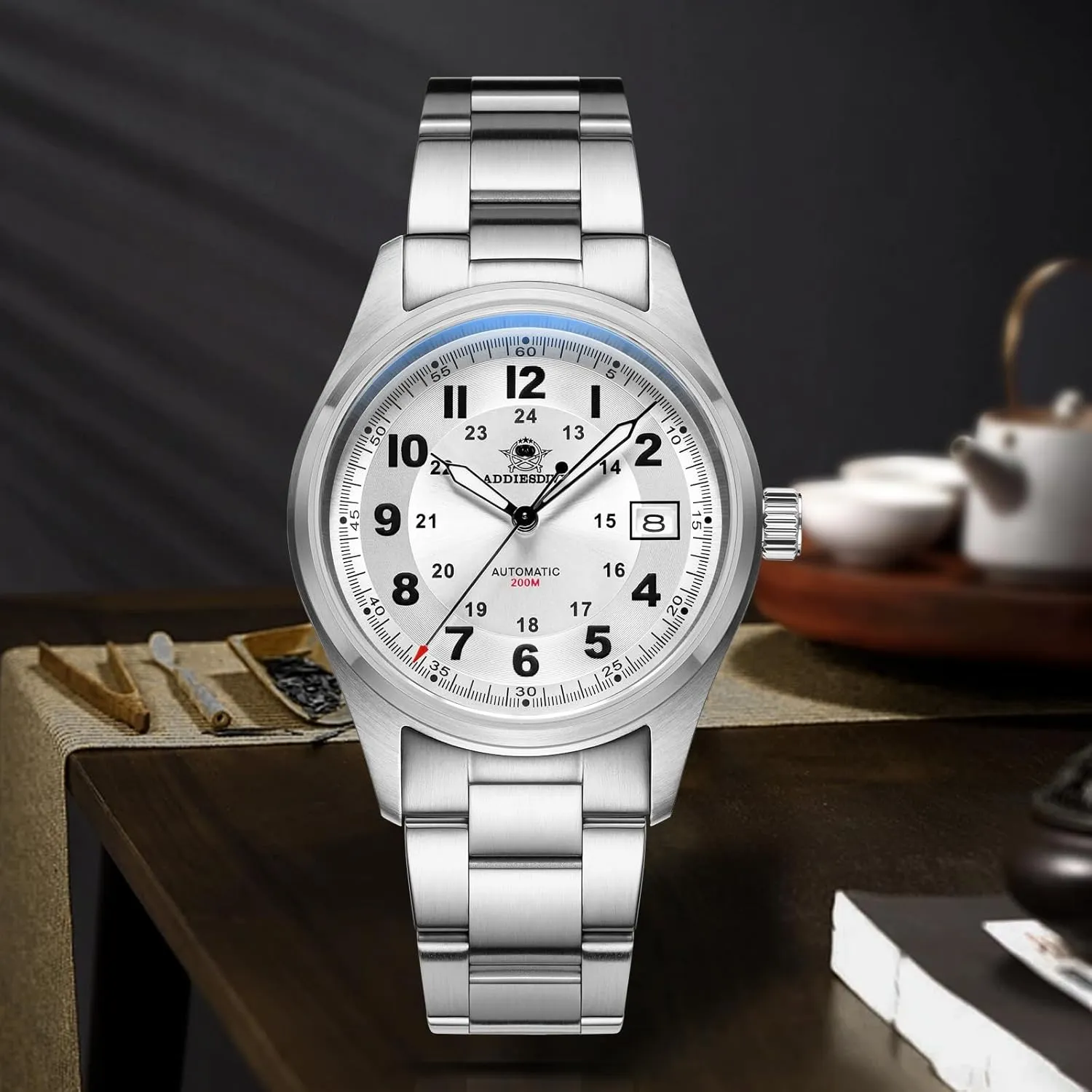Movement Diver 200 M Luminescent Dial Analog Dress Watch eject aesthetic ADDIESDIVE Automatic Watches for Men Stainless Steel NH35A 