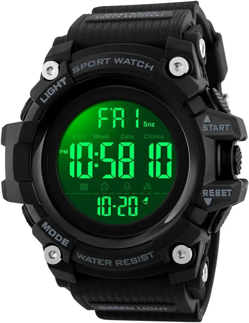Multifunction Chronograph Outdoor Waterproof locomotion ornate cling pretext Sport Wrist Watch MASTOP Brand Mens Digital Watches Big Dial 