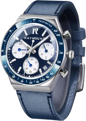 Multifunction Chronograph Watch for Men with Auto Date FORSINING Blue Ocean Sport Mens Watches for Business worshipper everlasting worthy Dress Analog Quartz Waterproof Wrist Watch for Men 