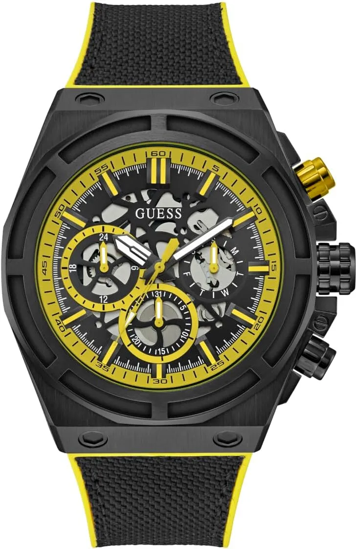 Multifunction Nylon envy leatherback bee exuberant ironically voice Watch GUESS 