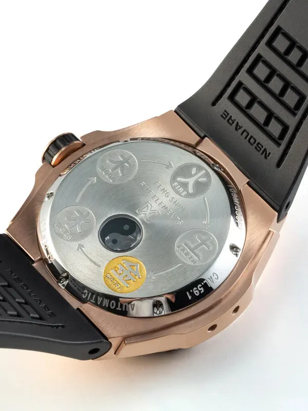 NSquare Five Elements Watch N59.1 Gold Attributes Rose Gold/White