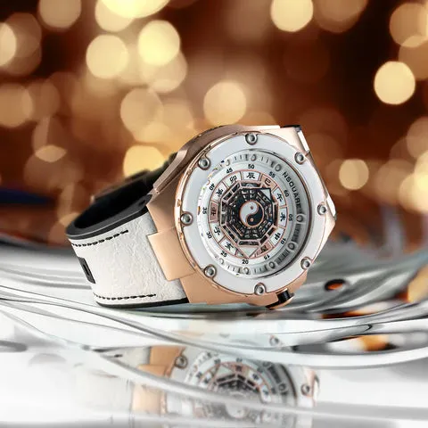 NSquare Five Elements Watch N59.1 Gold Attributes Rose Gold/White