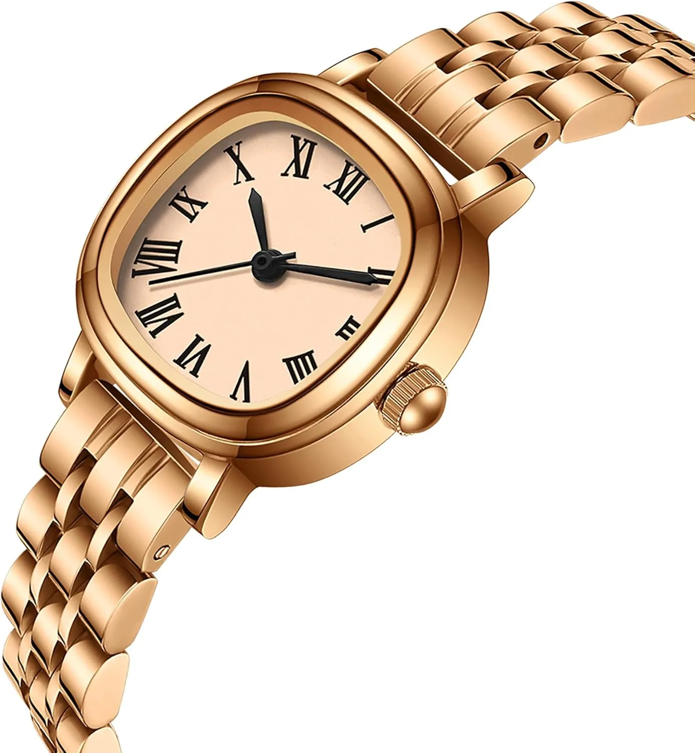 Numerals Easy to Read Reloj para Mujer findtime Gold Watches for Women Dainty Luxury Retro Vintage concurrent Designer Square Dial with Roman 