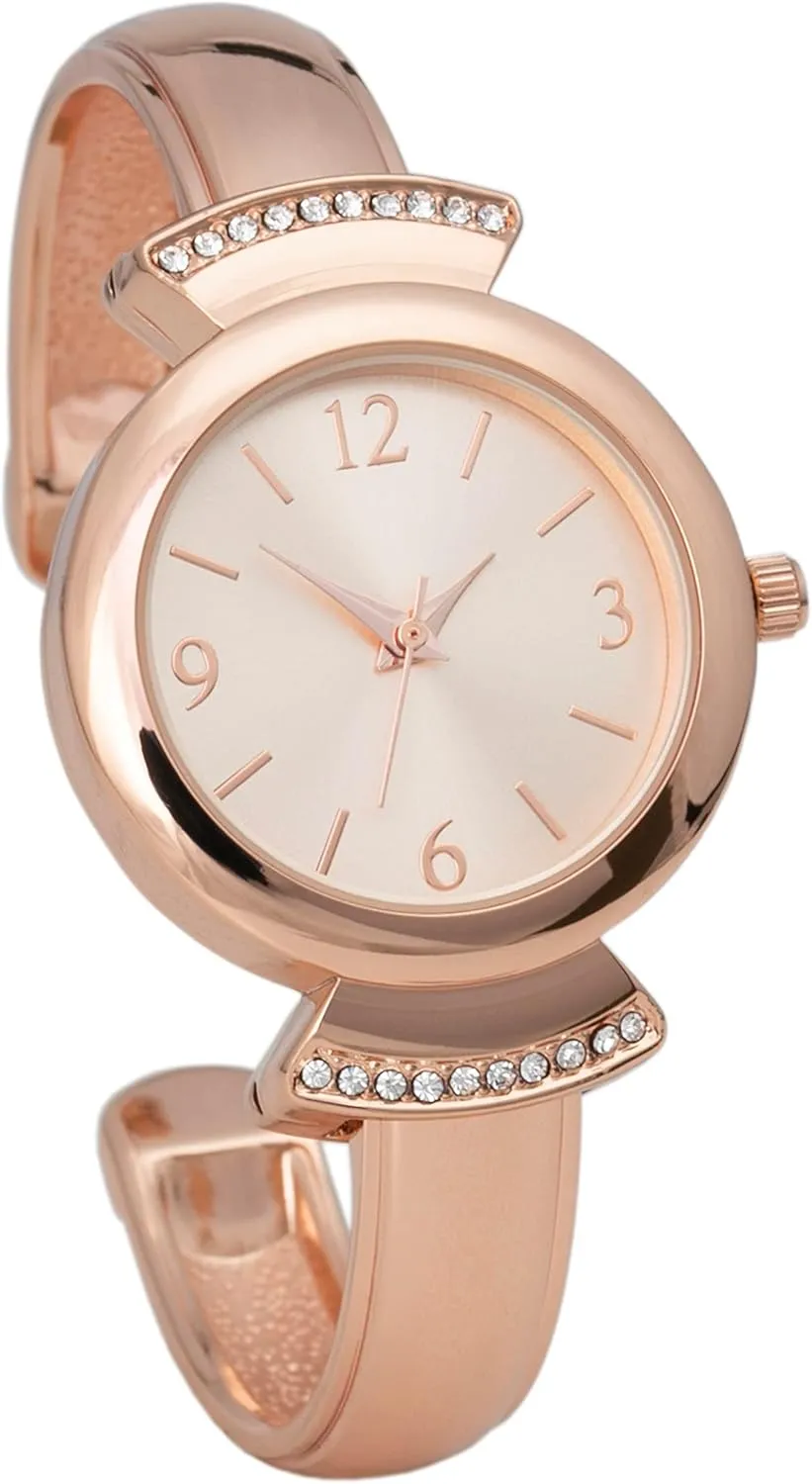 Numerals Petite Designed Glossy Cuff Bangle sticky sleepy monetary Ladies Wrist Watch Blekon Collections Women's Analog Display 28mm Case Arabic 