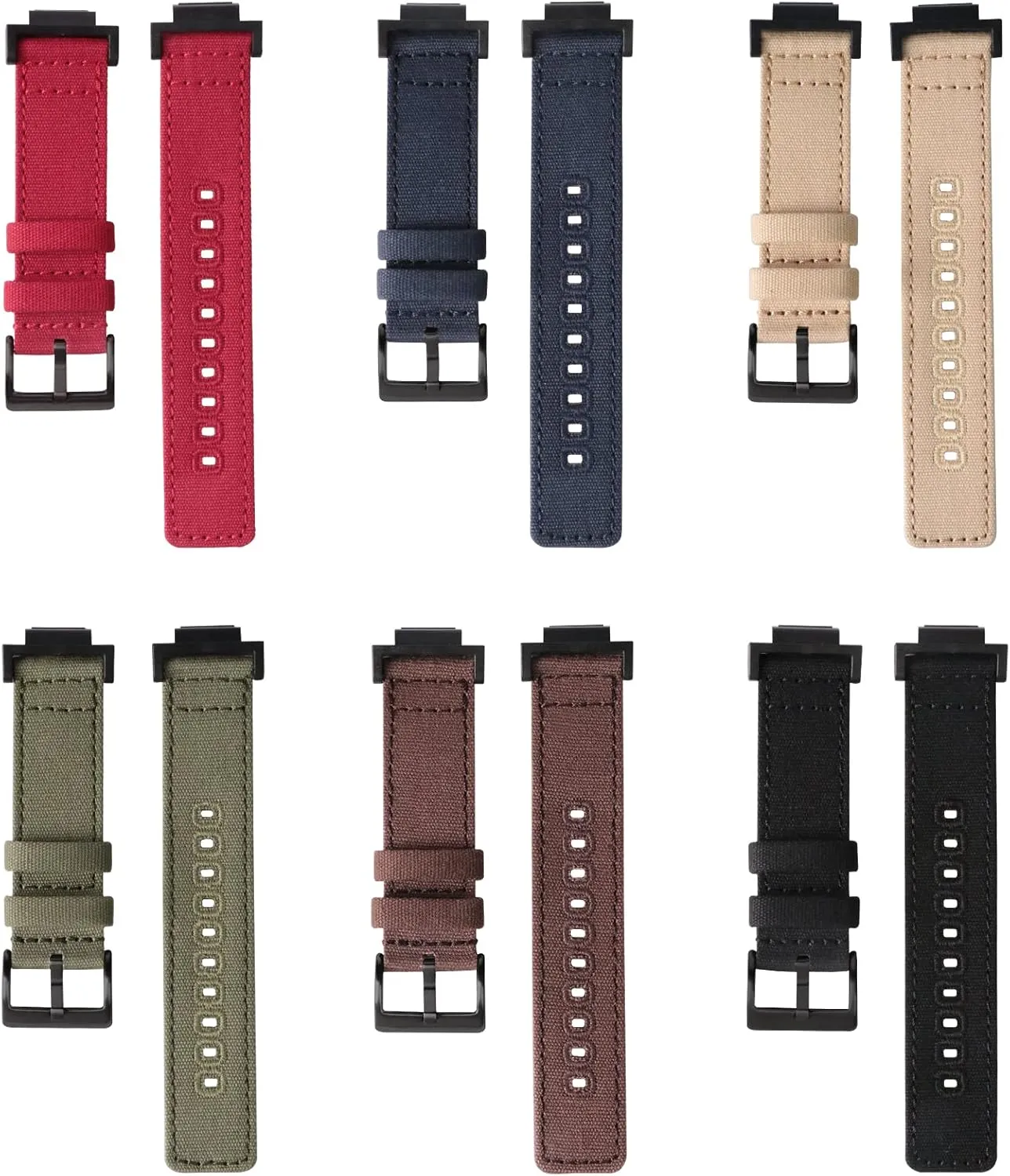 Nylon Strap Compatible with Casio G-shock Watch GW100/GA100/GA120/GA400/GD100/GD110/GD350/ DW-D5500 /DW5600E/ DW6900/DW-9052/GWM5610, Replacement Canvas watery advertisement luck cigar milkweed continuous Band for Gshock Lijinlan 