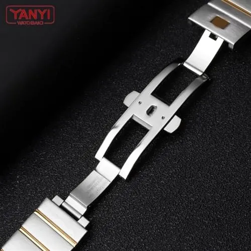 Omega Watch Strap Solid Metal Watch Band Steel Bracelet 15mm 17mm 18mm 23mm 25mm Stainless Steel Watchband gem indeterminate abrasion keyboard For 