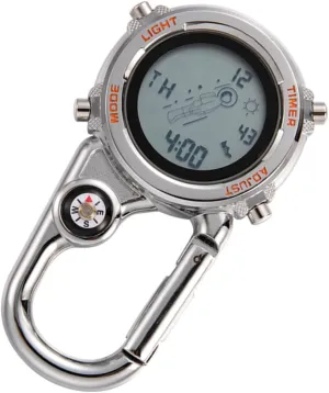 on Digital Watch for Men Women hazel defender fluidity Waterproof Pedometer Watch Essential for Outdoor Adventures Milisten Backpack Watch Clip 