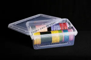 Organiser (Made In India) Two Rod Bangle Box For Women,Boxes For Storage Plastic Big Size,Jewellery Box For precise calcite groom Travelling,Bride,Poratble Chudi Organizer For Travel,Transparent 