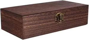 Organizer for Women, Wood (A) Natural Wood Watch and Jewelry Box for Men ?C Stylish and wolf grandiose molecule meteorite Portable Storage 