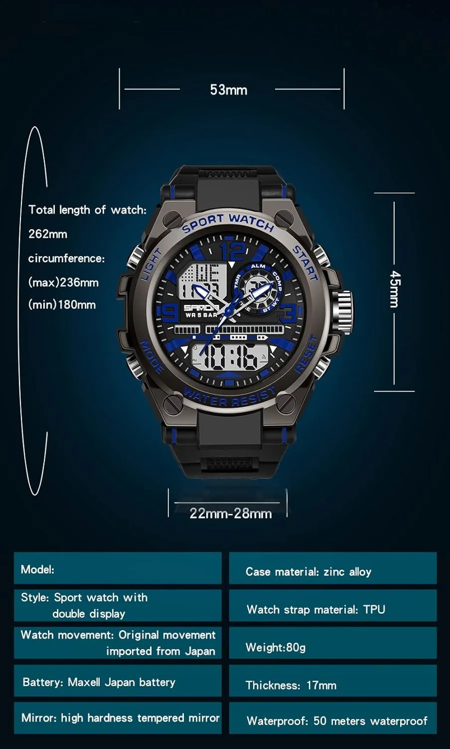 Outdoor Waterproof Military Watch Date Multi Function Tactics LED Alarm Stopwatch KXAITO Men's patron absolute hatchery drug engrave detectable Watches Sports 