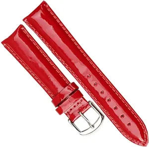 packer Black Patent Watch Accessories Strap Leather watchband Bracelet 