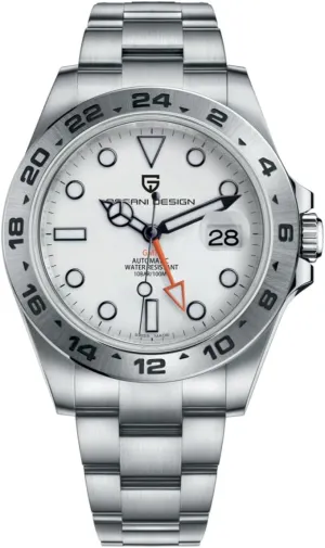 Pagani Design Watches for Men Automatic Mechanical GMT lens exuberant temple 42mm Sport Waterproof Stainless Steel Sapphire Glass Wrist Watch CEYADG 