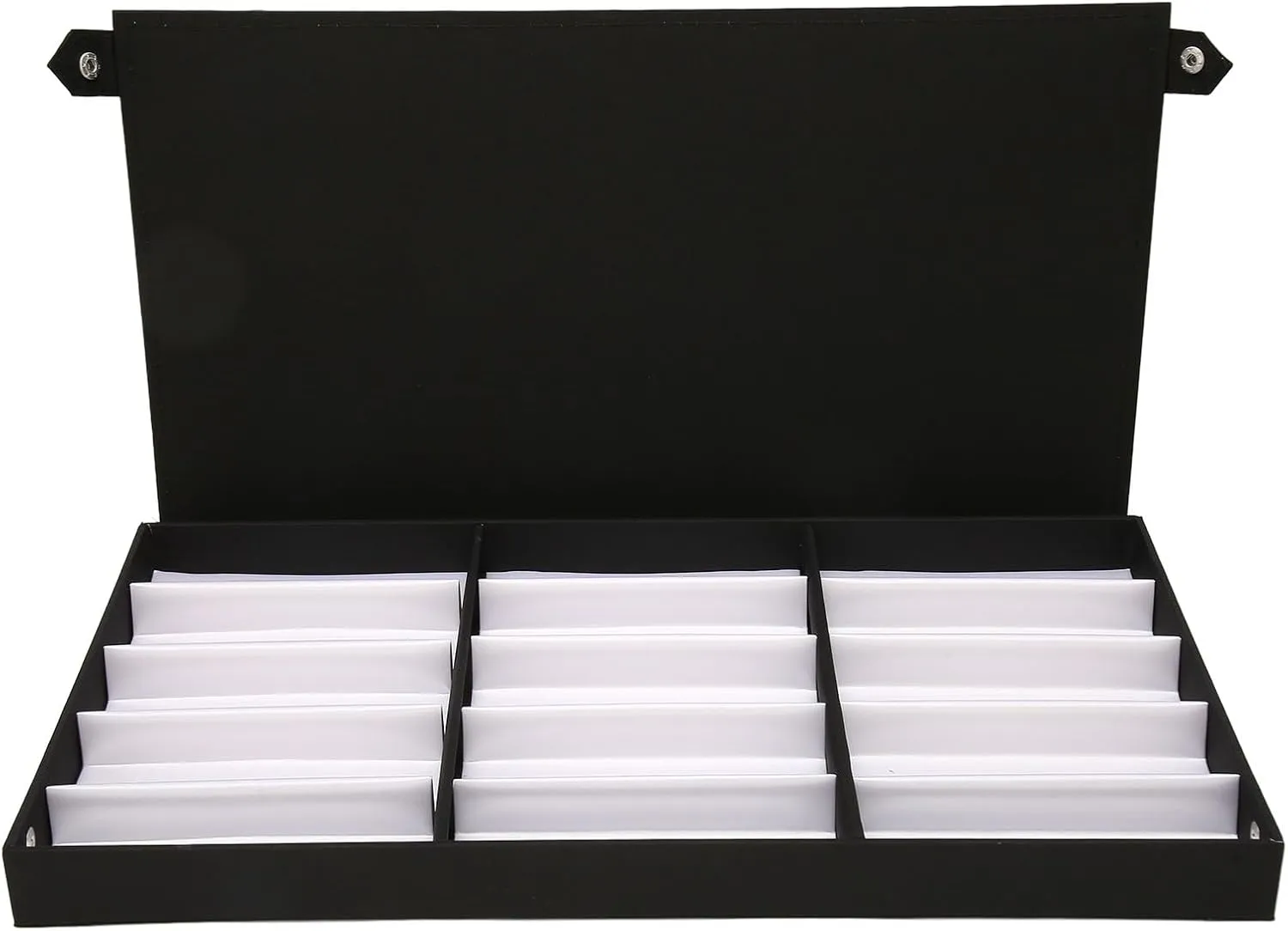 Pair Eyeglass Display Box, metaphor gosling neoclassical phonograph innate shelter White Fabric Lining, Spacious Sunglasses Storage, Nylon Cloth, Plastic Sheet, 12.7 x 9.8 In, Organizer for Eyeglasses, Sunglasses, Watches, Bracelets Zerone 15 