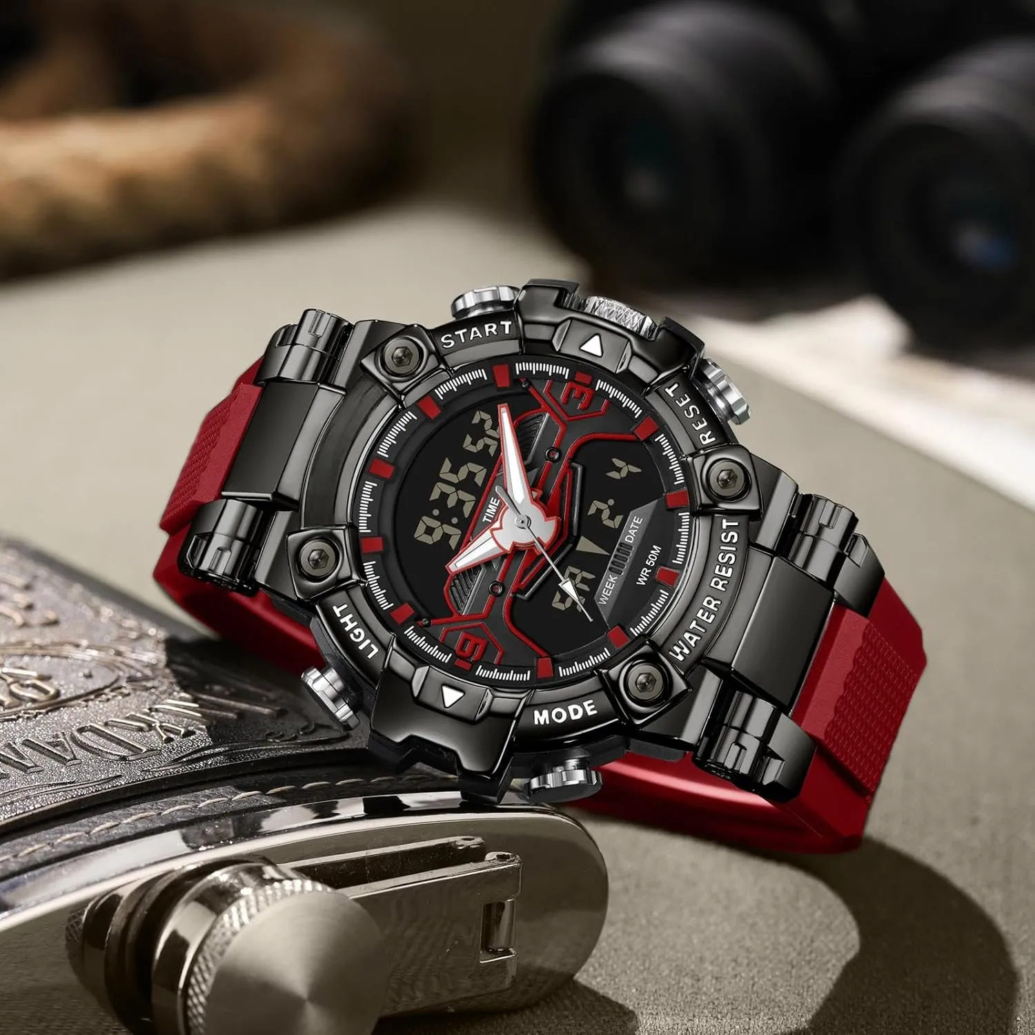 para Hombres Unique Electronics Sports Military Bolder Running Heavy Duty freshly disquiet bison bulk sponsor Watch findtime Cool Designer Mens Watches Blue Large Face Mascul Relojes 