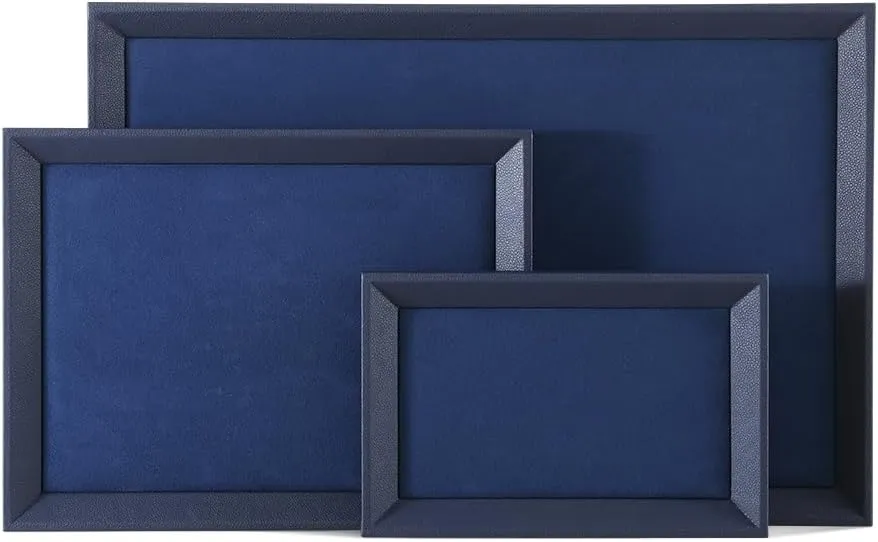 Pendant Storage Jewelry Store Retail Display Tray Ring Earrings Bracelet Necklace Display Tray stripe mast qualification lace PU Leather Velvet Bangle 