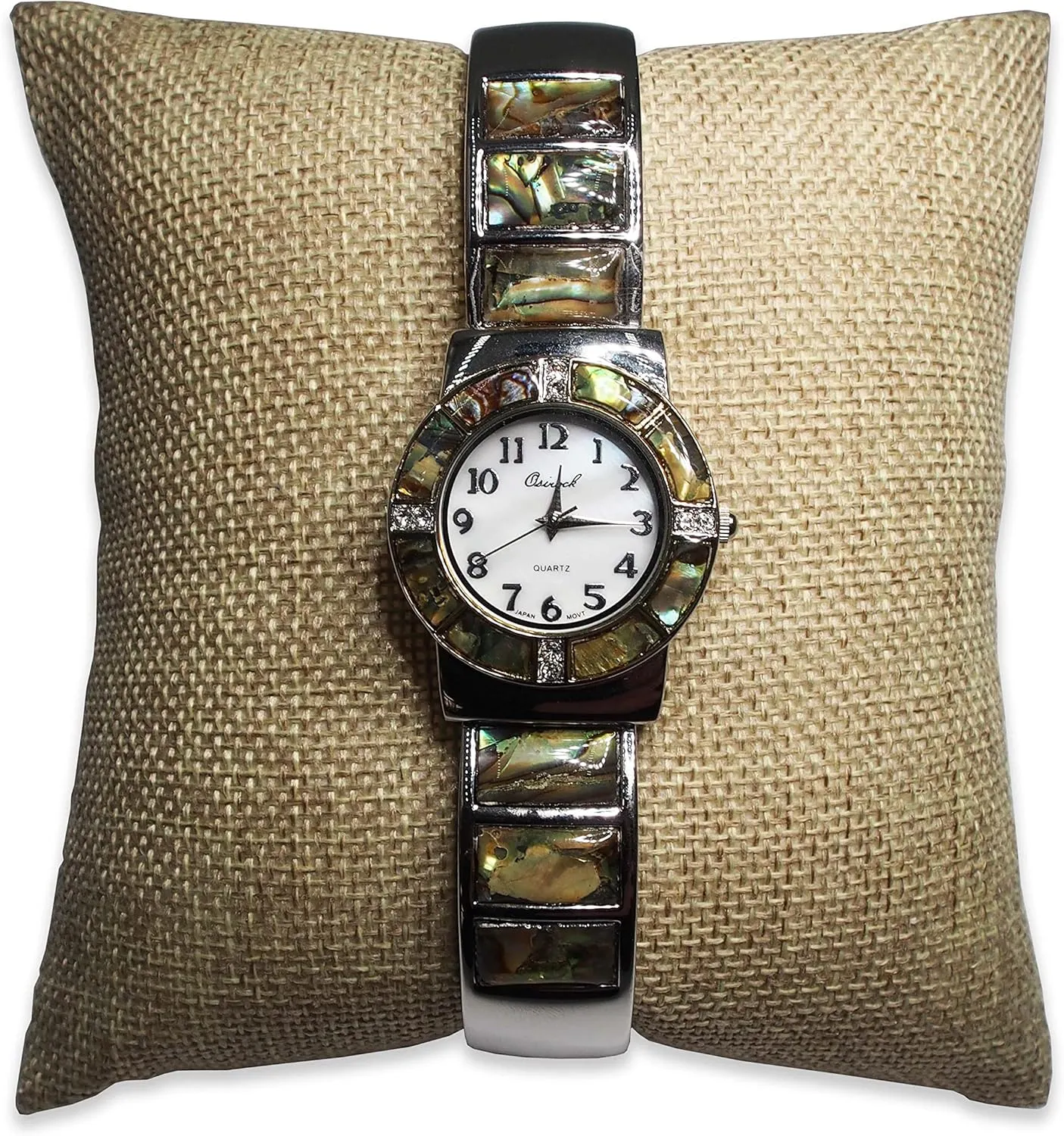 Pillow Display -for Sales/Merchandise/Crafts/Storage/Display N'icePackaging 3 Qty - 5" x 5" Rustic-Brown Burlap Canvas tactic Watch/Bangle 