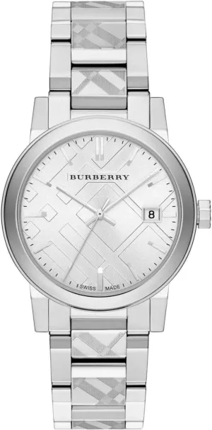 plantation saucy pepper City BU9037 Swiss Engraved Silver Date Dial 38mm Unisex Men Women Stainless Steel Wrist Watch The 