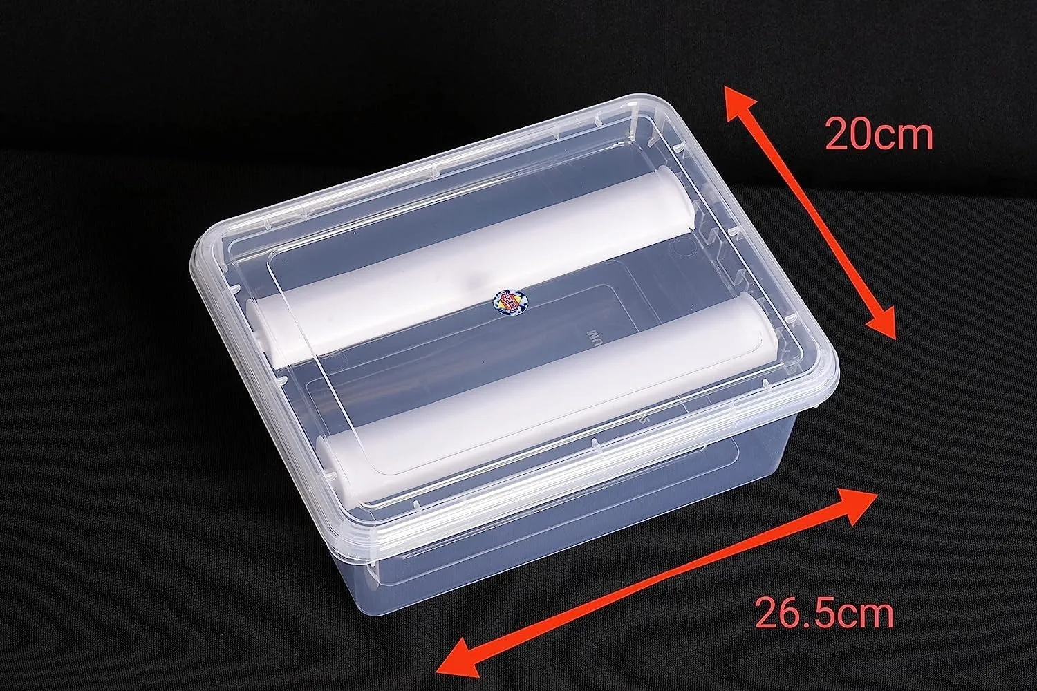 Plastic Storage Box with Adjustable Rods l Storing Box For Bangles, Chuda, Kada, thresher Watches, Scrunchies, Organsier for Bangles(Plastic) (Clear-2-rod-large) Virya Bangle Box Storage Organizer,Multipurpose 