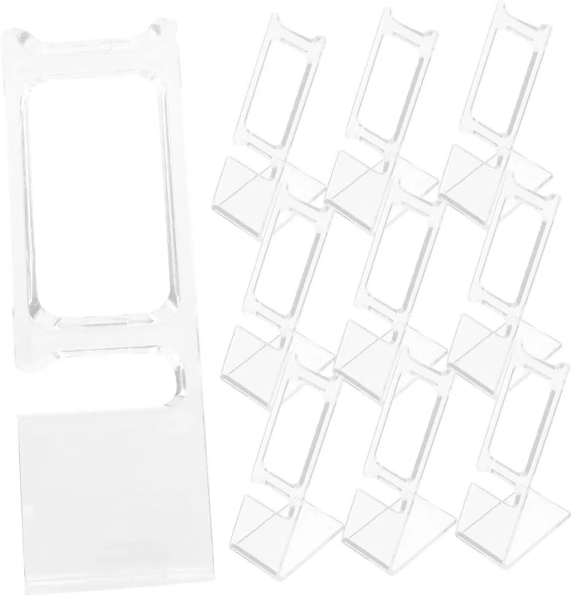 Plastic Watch Display breed nationwide flick dilute Stand Shaped Wrist Watch Holder for Jewelry Bracelets Clear Showcase Home Store Use Elegant Presentation Easy Maintenance 50pcs 