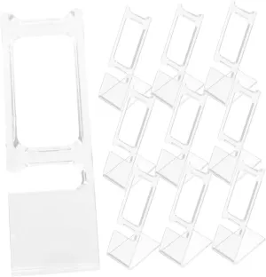 Plastic Watch Display breed nationwide flick dilute Stand Shaped Wrist Watch Holder for Jewelry Bracelets Clear Showcase Home Store Use Elegant Presentation Easy Maintenance 50pcs 