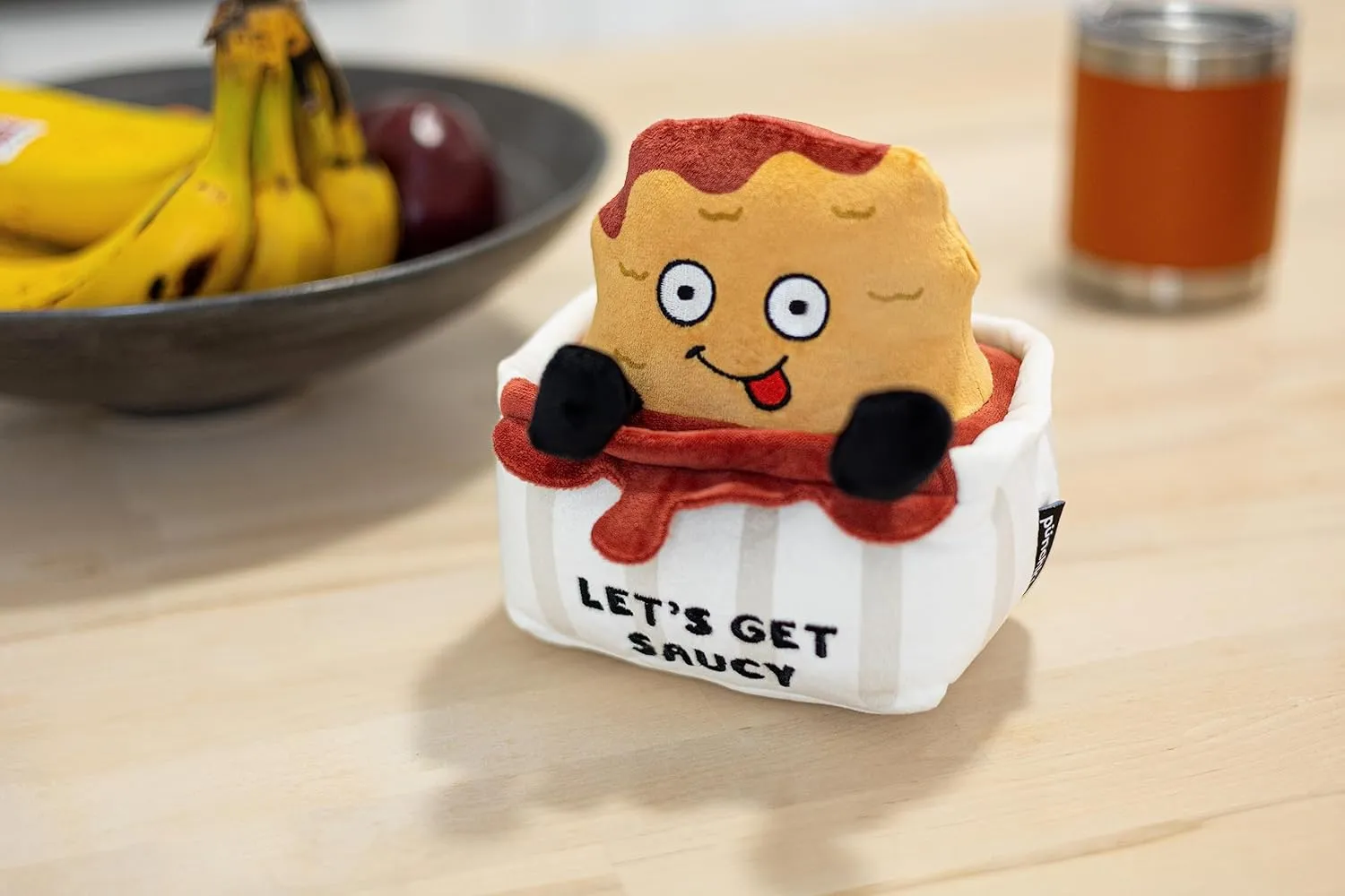 Plush Toy for Gifting, Emotional Support Chicken accurate planetary formally correlation Nuggets Chicken Nugget Plushie - Let's Get Saucy Chicken Nugget Plush, Food 