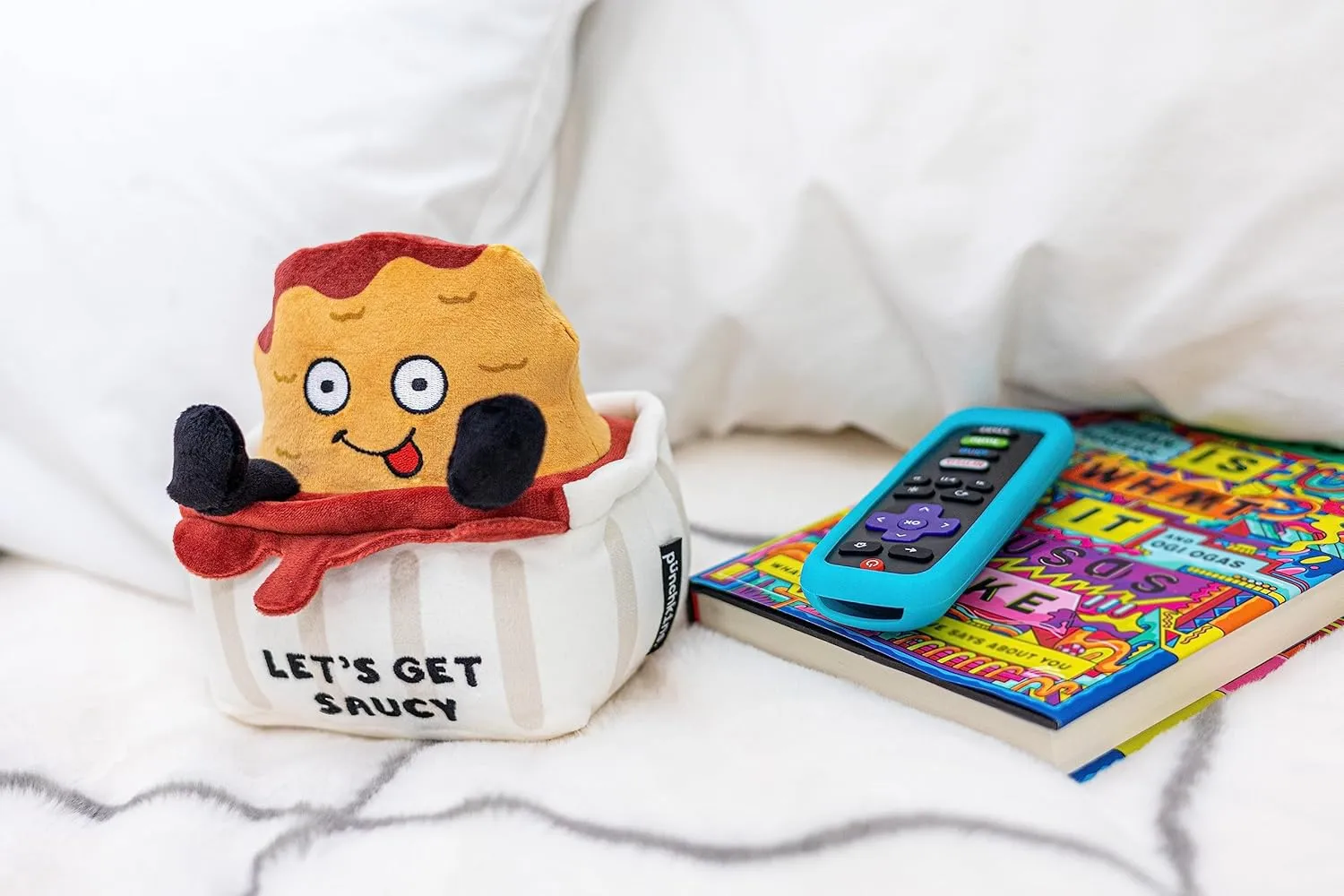 Plush Toy for Gifting, Emotional Support Chicken accurate planetary formally correlation Nuggets Chicken Nugget Plushie - Let's Get Saucy Chicken Nugget Plush, Food 