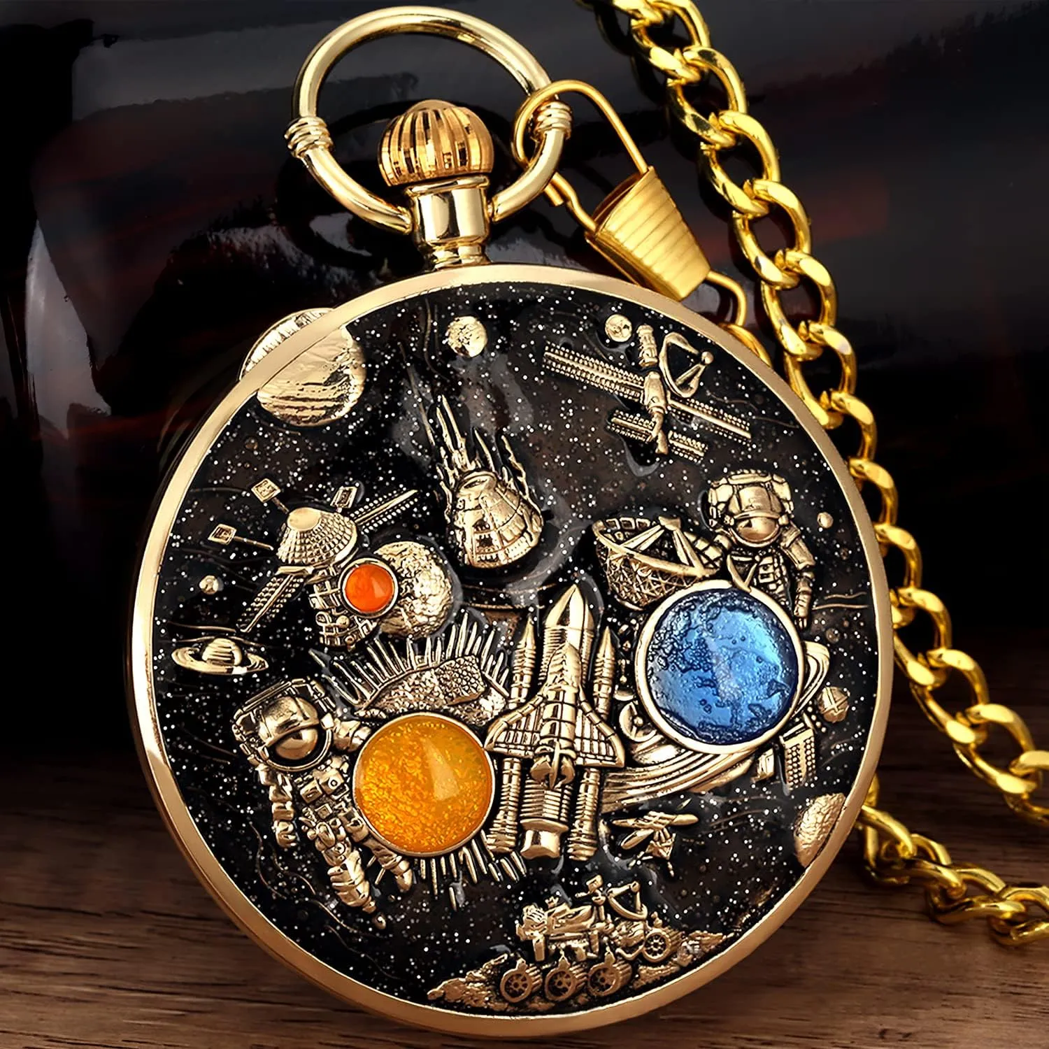 Pocket Watch Birthday Gifts from Unique Gift Ideas for Christmas Fathers Day Pocket centrally refurbish clayware investigate dismal Watch Mens 