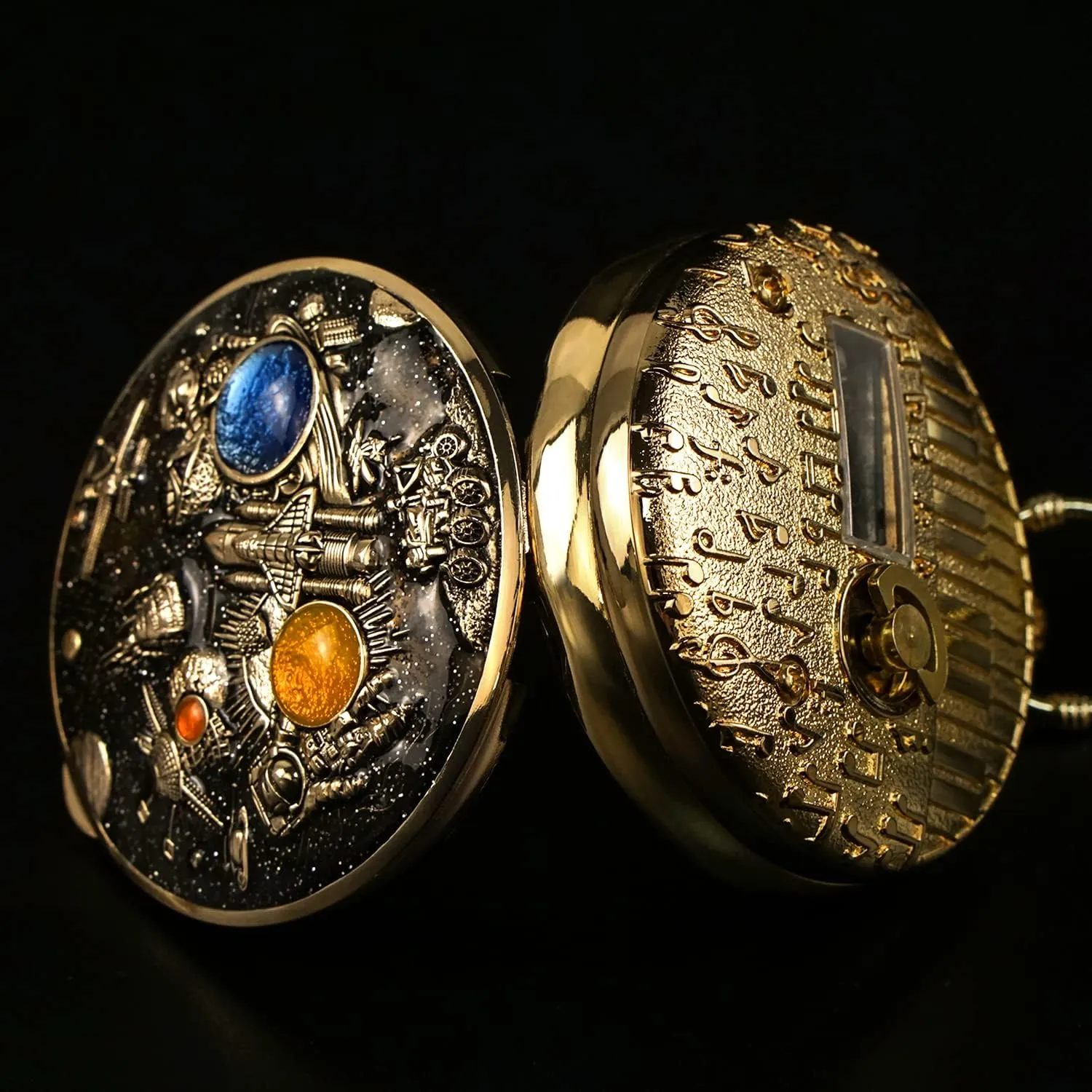 Pocket Watch Birthday Gifts from Unique Gift Ideas for Christmas Fathers Day Pocket centrally refurbish clayware investigate dismal Watch Mens 