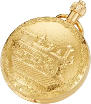 Pocket Watch tarnish squeeze query Steampunk Mechanical London Hand Wind Mens Watches with Chains & Boxs Copper 